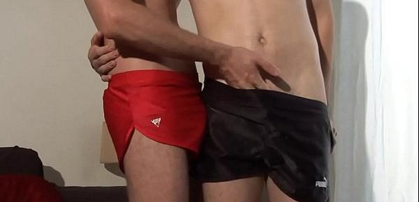  British lads toying tight ass before analsex